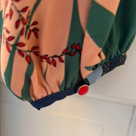 Floral Green Maxi Dress - Picture 7 of 13